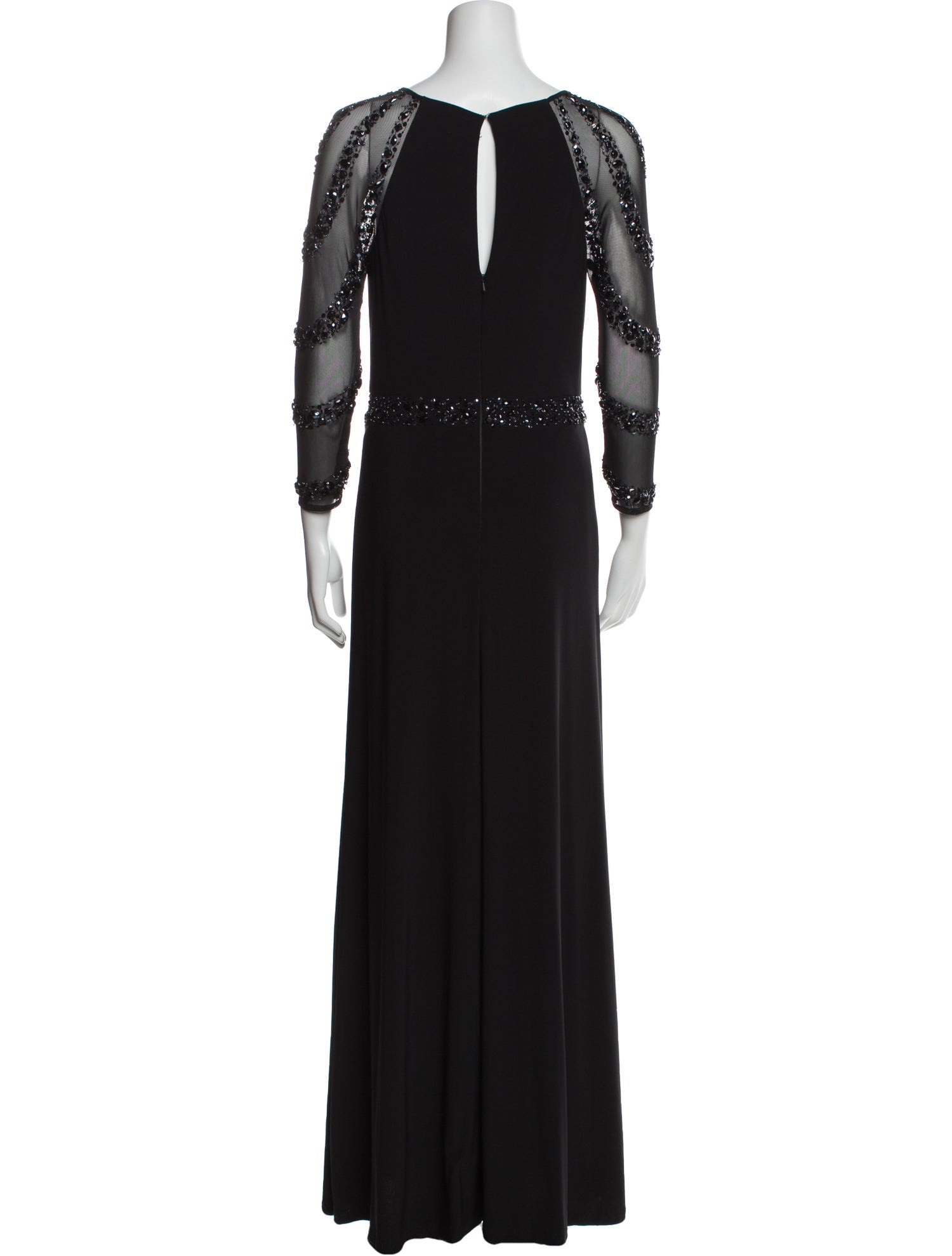 Marina Scoop Neck Long Dress